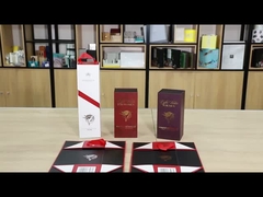 Складываемые специальные винные бумажные коробки с магнитным закрывающим крышкой