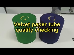 Luxury Color Velvet Round Dry Flower Box Rose Gift Boxes День святого Валентина Круглый цилиндрический упаковка V
