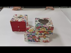 Настроить печать цветок Мода подарок ремесла Уход за кожей Крем для лица ящик и магнитная коробка с женщинами