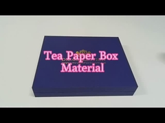 Luxury Blue Tea Gift Box Packaging Custom Logo Printed With EVA Insert (Луксовая голубая чайная коробка для подарков)