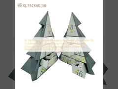 XL Packaging Custom Packaging Box Factory Countdown To Christmas With Luxurious Gifting Exquisite 12/14-Drawer Christmas Tree Advent Calendar Custom Drawer Box Packaging With Gold Foil Accents XL упаковка на заказ упаковка на заказ упаковка на заказ упако