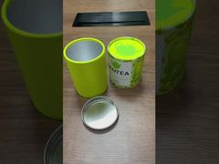 бумажный тубус с алюминиевой пленкой