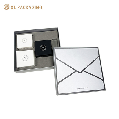 Купить Косметические коробки XL Packaging с индивидуальной печатью, персонализированная упаковка для косметических продуктов, индивидуальная элегантная косметическая бумажная коробка, упаковка для средств по уходу за кожей (верхняя и нижняя коробка) Производство в сети