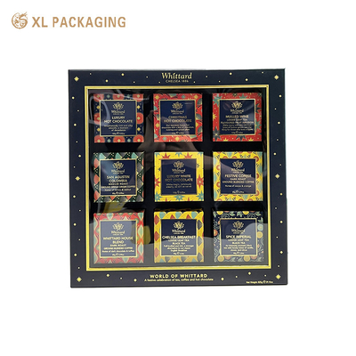 Купить OEM Luxury Rose Gold Glitter Paper Clear PVC Window Cosmetic Carton Collection Gift Paper Box Set With Flocked Tray Подарочная бумажная коробка, установленная с флексированной папкой online manufacture
