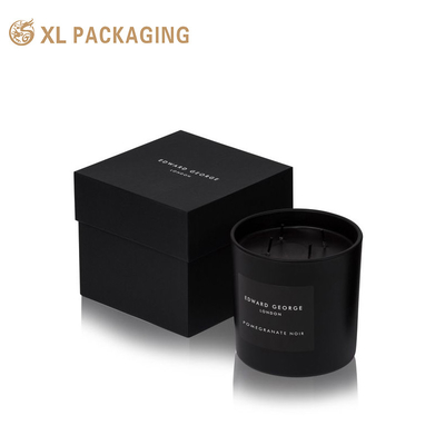 Купить XL Packaging Фабрика по производству коробок для индивидуальной упаковки. Индивидуальная крафт-коробка для упаковки свечей с крышкой и основанием. Жесткие подарочные коробки для свечей с бумажным лотком. online manufacture