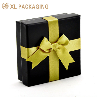 Купить XL Packaging Custom Gift Box Packaging Bowknot Настраиваемый логотип Ювелирный набор коробки оптовые кольцевые упаковочные коробки Производство в сети
