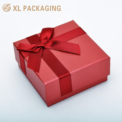Купить Подарочная коробка XL Packaging, упаковка с индивидуальным логотипом, картонная бумажная крышка и дно, ювелирная коробка разных размеров со спонжем из пенопласта Производство в сети