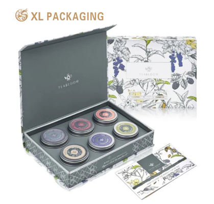 Купить Индивидуальная упаковочная коробка XL Packaging, индивидуальный дизайн, бумажная коробка для чая, экологически чистые роскошные подарочные бумажные коробки с магнитом Производство в сети