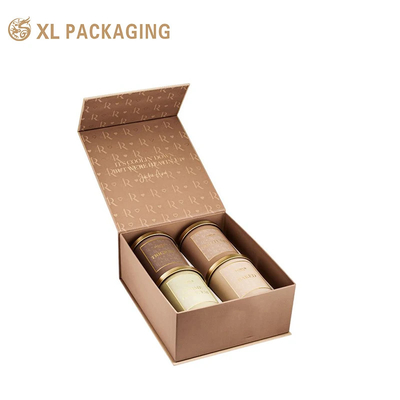 Купить Логотипная коробка для чая Kraft Paper Box Gold Foil Logo Магнитное закрытие Чая Подарочная коробка с бумажной вставкой online manufacture