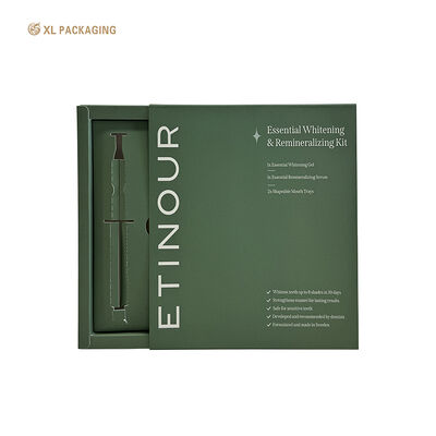 Купить Коробка с настраиваемым логотипом, коробка с зеленой карточкой, бумажная складная коробка, скользящая упаковочная коробка с вставкой Производство в сети