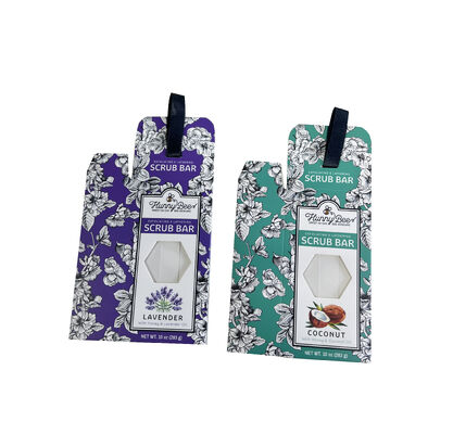 купить Machine Made Foldable Card Box Bright Color Printing Clear Window Display for Soap Gift Set Wholesale Производство в сети