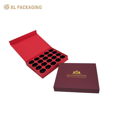 FSC Recyclable Magnetic Flip Gift Box with Custom Blister Insert and Magnetic Flip Closure for Premium Food Gift Packaging