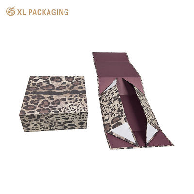 Luxury Leopard Магнитная складная подарочная коробка для сумок
