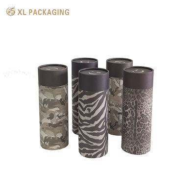 Заказник 1,5 мм Картонная Kraft Paper Tube Box с 120гсм белой Kraft Paper и 4C Animal Pattern Printing