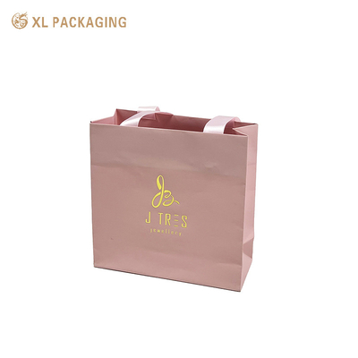 XL Packaging Wholesale Custom Color Pink Gift Packaging Bags Logo-Printed Paper Shipping Bags With Reinforced Handles Matte/Gloss Finish Perfect For Birthday Gifts Branded Deliveries. XL упаковка оптом по индивидуальному заказу в розовом цвете Подарочные пакеты с печатным логотипом