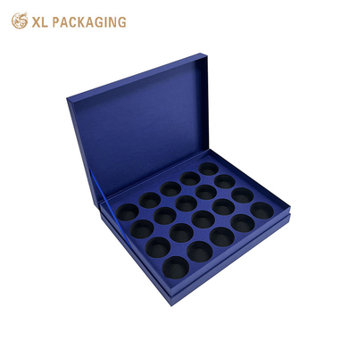 Luxury Blue Tea Gift Box Packaging Custom Logo Printed With EVA Insert (Луксовая голубая чайная коробка для подарков)