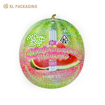Наклейка на бумаге на заказ Устойчивая к влаге Mylar Zip Lock Bag для пластиковых масок