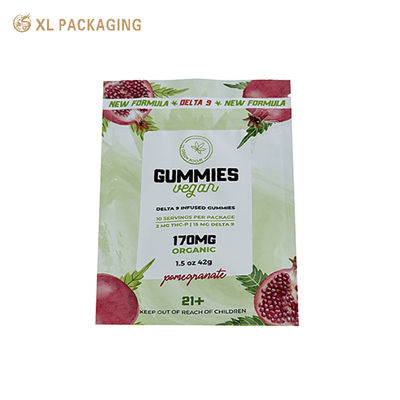 Отпариваемая бумажная наклейка, закрываемая заново, Ziplock 1g 3.5g 4g Mylar Bags